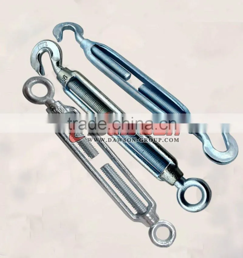 Eye and hook standard din 1480 turnbuckle