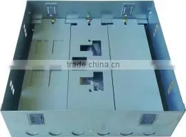 Electrical Floor Box/Floor Outlet Box/under floor service box with 13A SWITCHED SOCKET PLATES