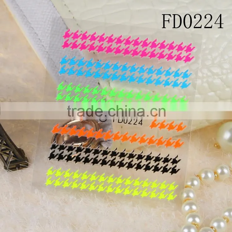 Fashion New Product Nail Water Stickers Decal Nail Decal Stickers