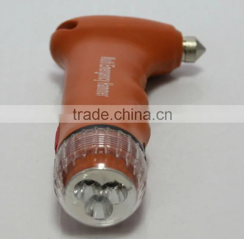 Multi Emergency torch with Hammer
