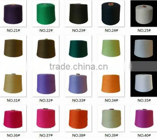 20/2 ring spun polyester yarn for knitting