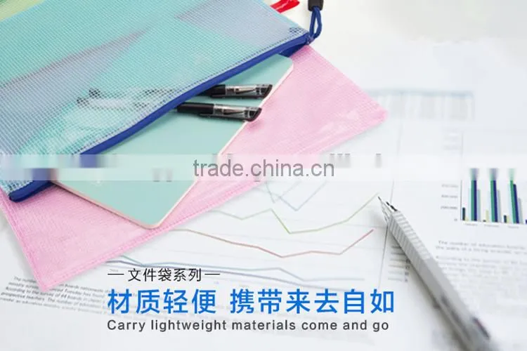 Zip Pencil Case For School,Nylon Mesh Zipper Pencil Case
