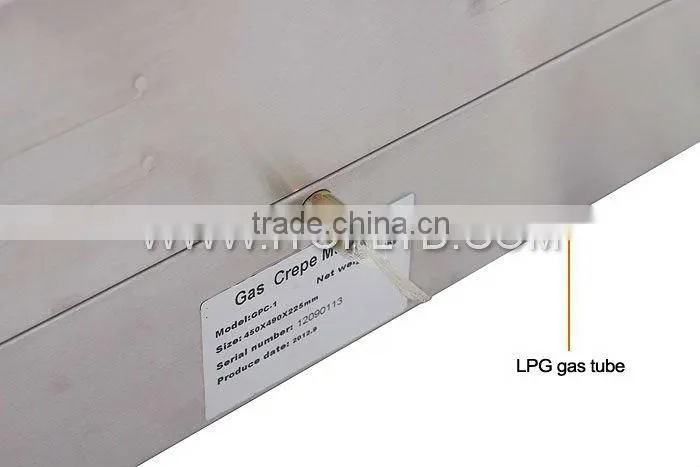single plate gas mini pancake machine