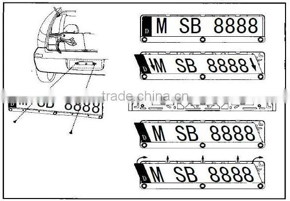 shenzhen manufactory car reverse gps navigation with parking sensor system