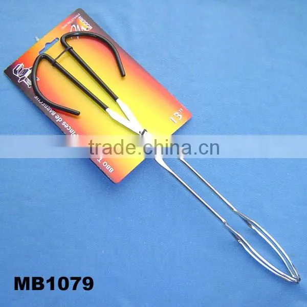 Stainless Steel Chrome Food Serving Tongs