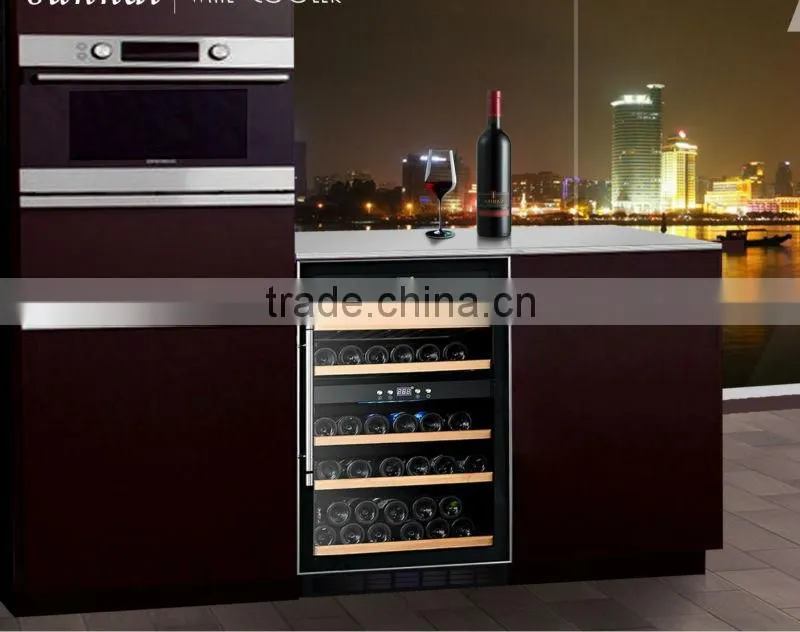 40 bottle dual zone built-in wine cooler