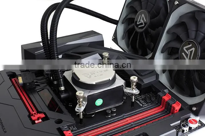 Liquid Cooler WaterMax120 as 12v car heater fan blower fan thermoelectric cooler with excellent performance with PWM connector