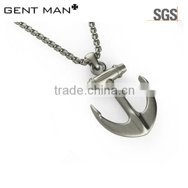China Supplier Wholesale Cheap Stainless steel Anchor Charm Pendant
