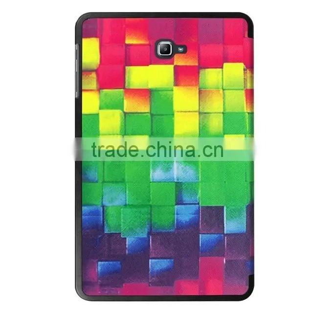 Customized printing PU leather case cover for samsung TAB A 10.1