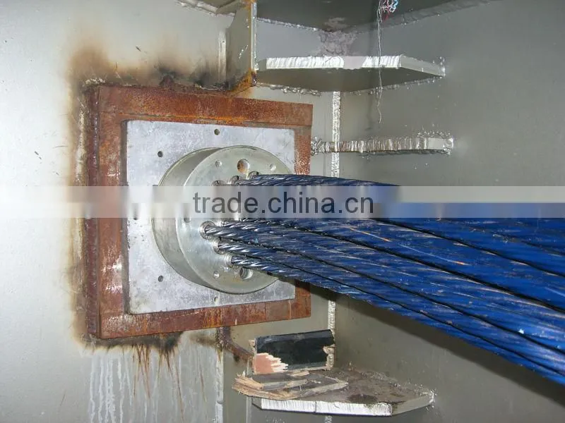 prestressed special for epoxy strand galvanized external cable B type anchorage