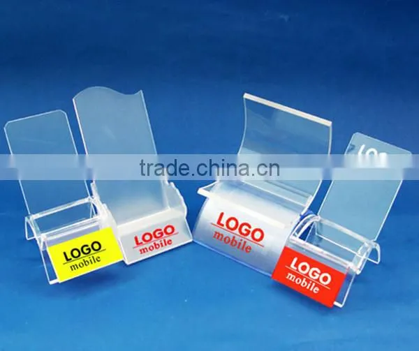 customized acrylic mobile phone holder cell phone retail display stands