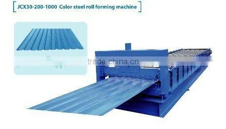 china cold bending color steel roll forming machine