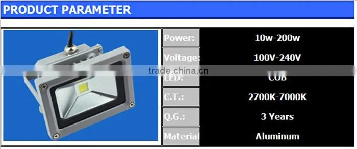 High power 50w led flood light outdoor,waterproof ip65 led flood light