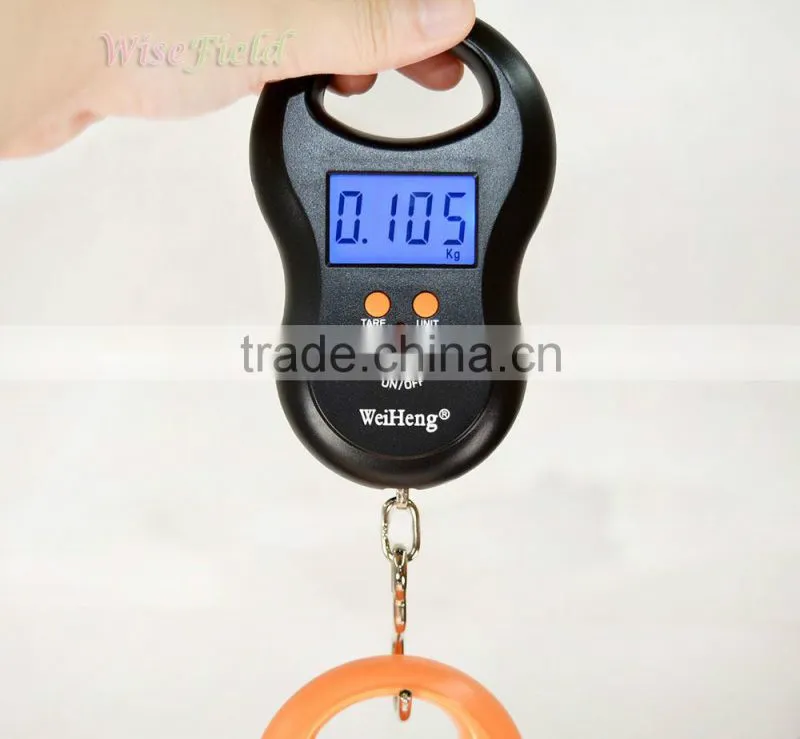 Hot Scale 50Kg 5g Fishing Digital Pocket Weight Luggage Fish Hanging Scale
