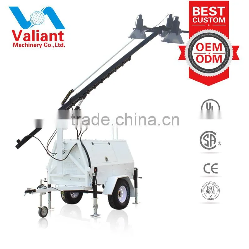 High lumen efficacy light tower uae for night lighting