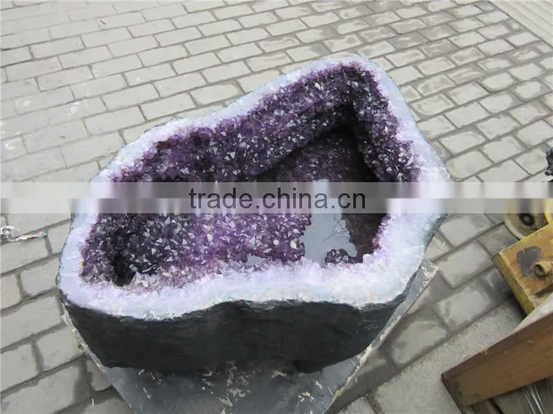 Large Natural Amethyst Quartz Crystal Geodes