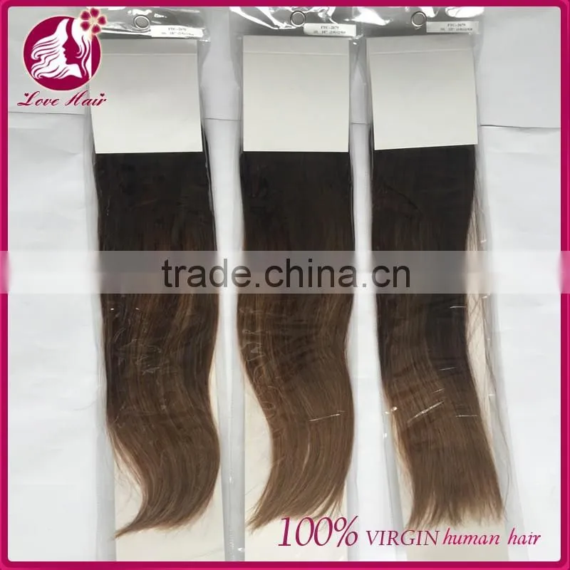 #2/#8 Ombre Color Jumbo Braiding Hair Human Hair Weaving Peruvian Grade 7A Quality