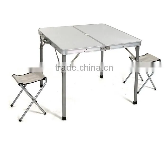 Bestsell MDF Aluminum Adjustable Camping Table Folding Set