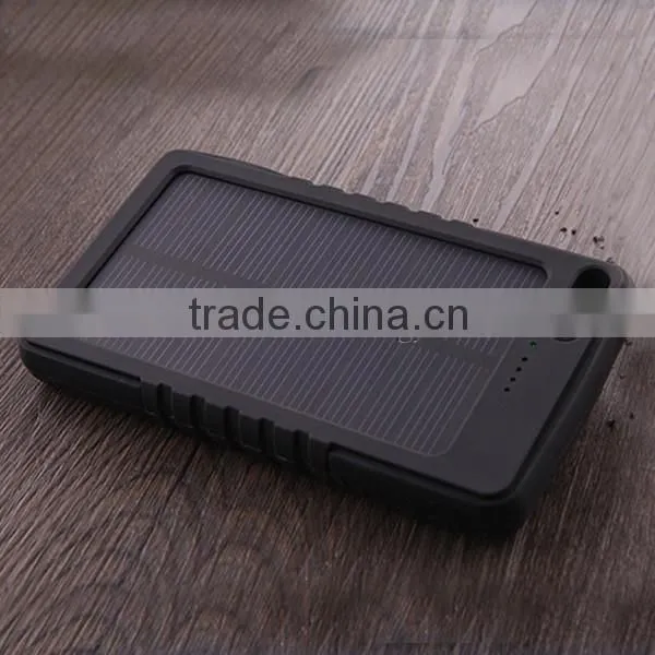 Square Solar Powerbank Waterproof Charger 4000mAh for iPhone Smart Phone