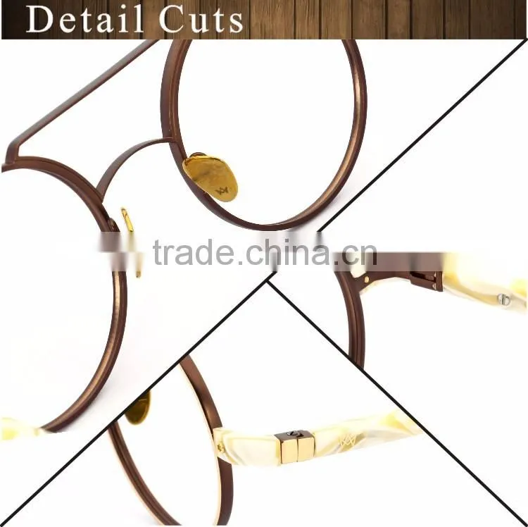 GB109 classic bridge elegant round frame reading glasses