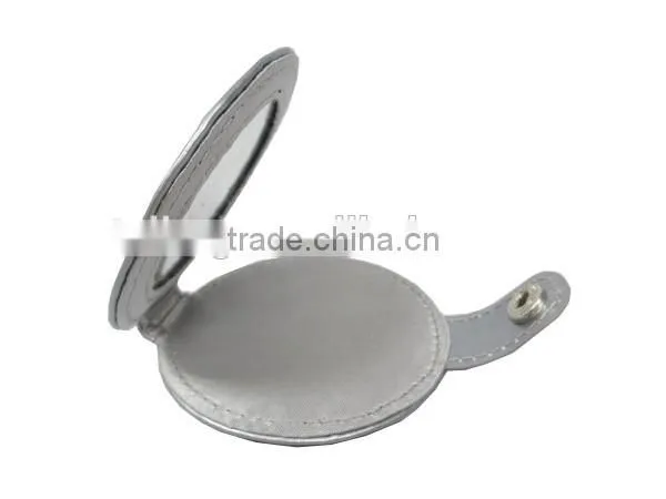 Cute compact hair brush and mirror/metal compact mirror made in china