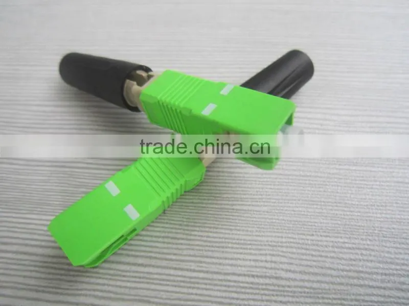 New FTTH sc apc 0.9mm sm fiber optic fast connector