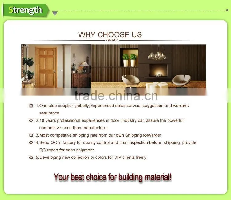 noiselessly Anti-theft wood door