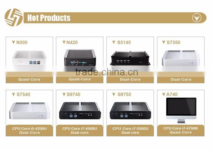 Factory price intel mini pc i7-5500U small pc embedded pc