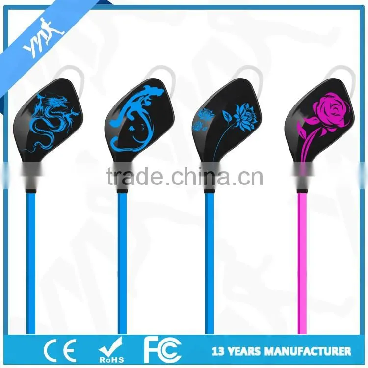 New sports bluetooth wireless earphones , wireless headphones earphones in display box
