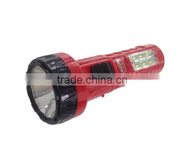Direct Factory Online Portable Searchlight Plastic Emergency Hunting Camping Lighting Manual Rechargeable Led Flashlight