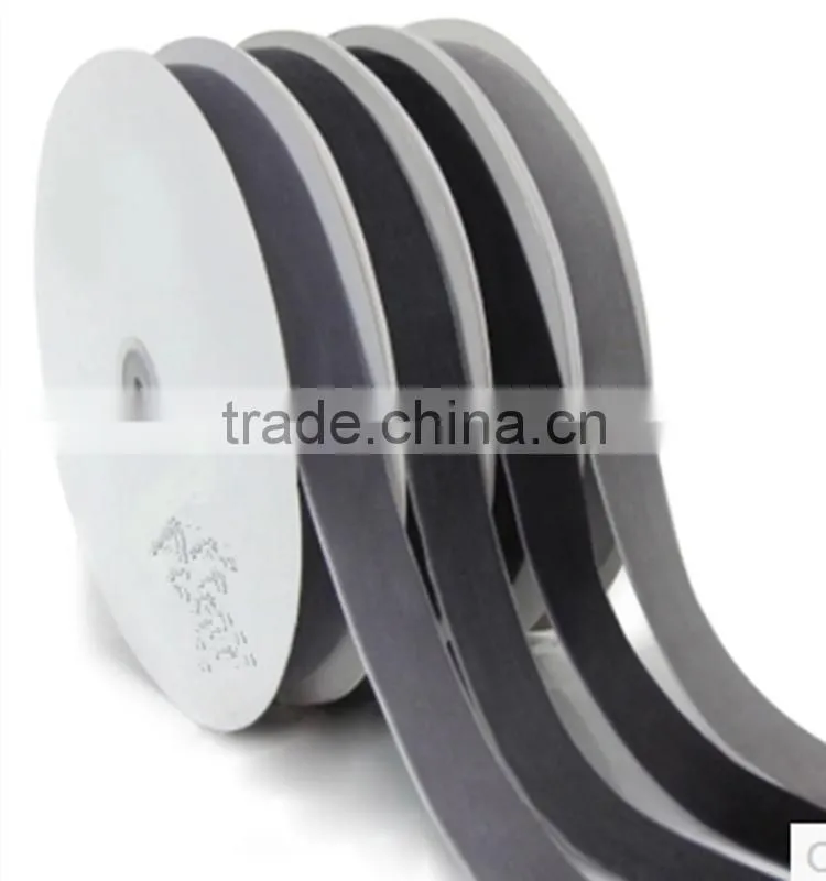 China Factory Wholesale Single Face Velvet Ribbon for Garment trimming