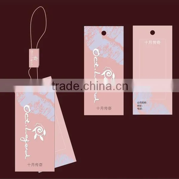 Bright uv printed hangtags