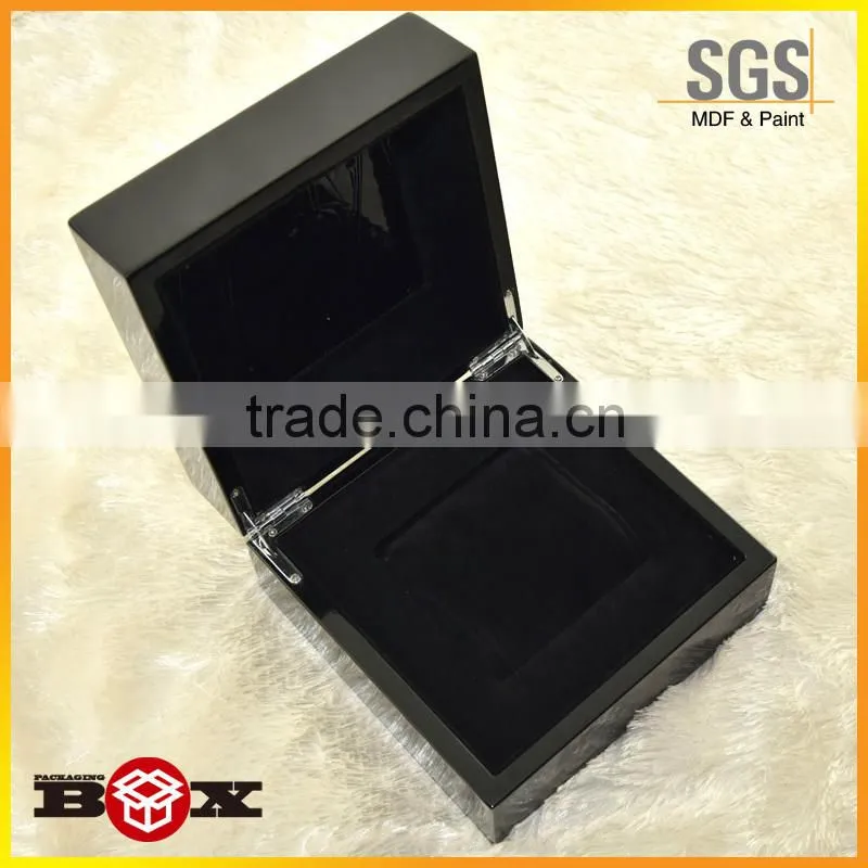 High quality transparent funky window mdf wooden watch box