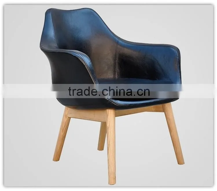 black leather wooden dining room chairs