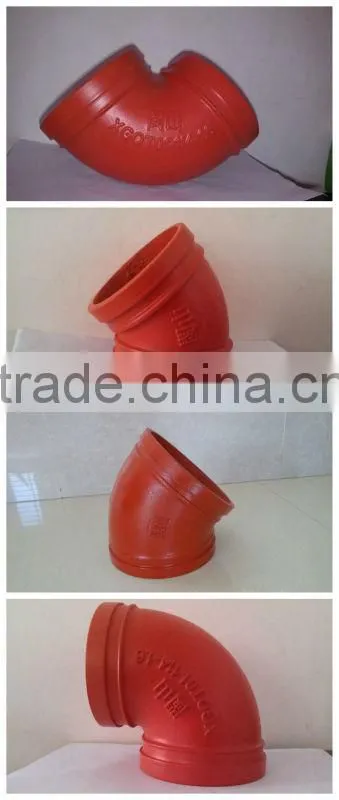 11.25 degree grooved elbow