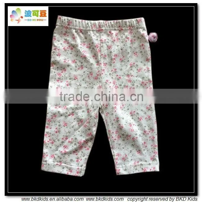BKD Autumn cotton baby girl trousers