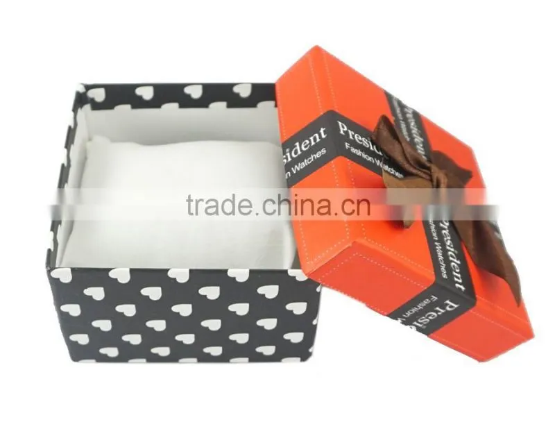 Hot in the market watch gift box active spot printing cover butterfly top promotional case
