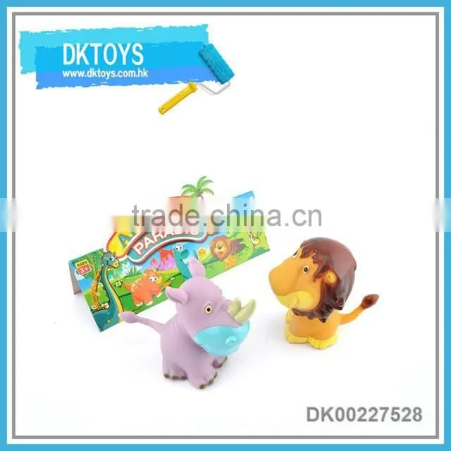 2016 Hot selling soft PVC animal roto-cast animal toys