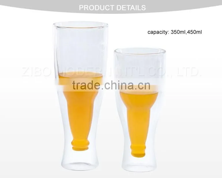 Wholesale glass beer mug/beer glass cup/350ml 450ml Beer Steins