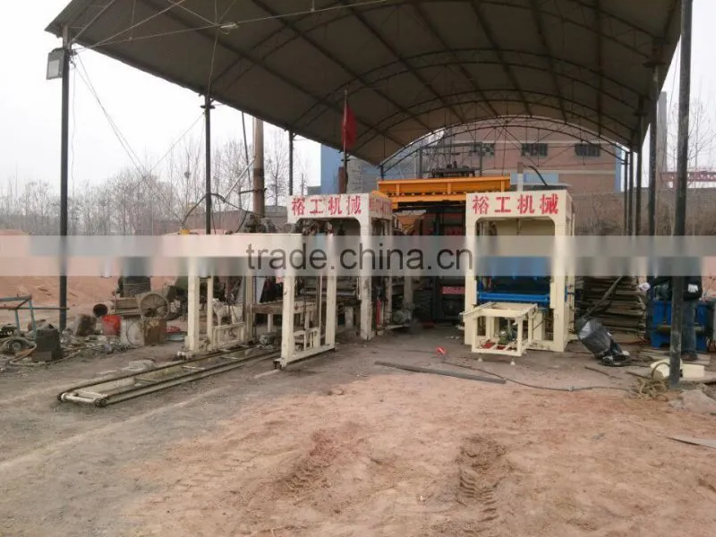 high performance QT6/8/ 10-15 hydraform cement brick making machine