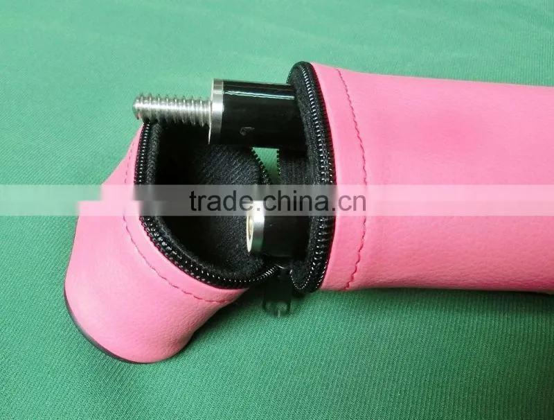 Protable billiard pool cue case with cue billiard accessories