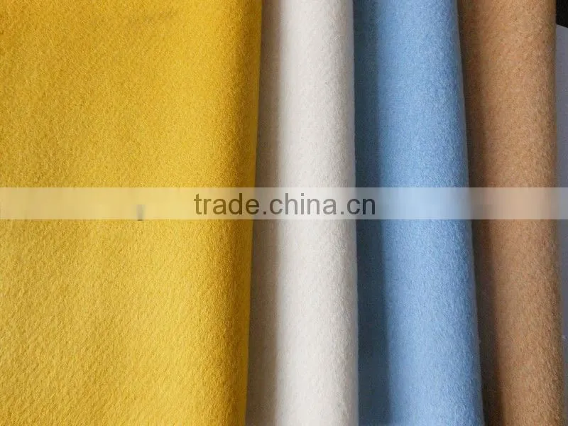 Wool Overcoating Fabric One-side Brushed Woolen Fabric