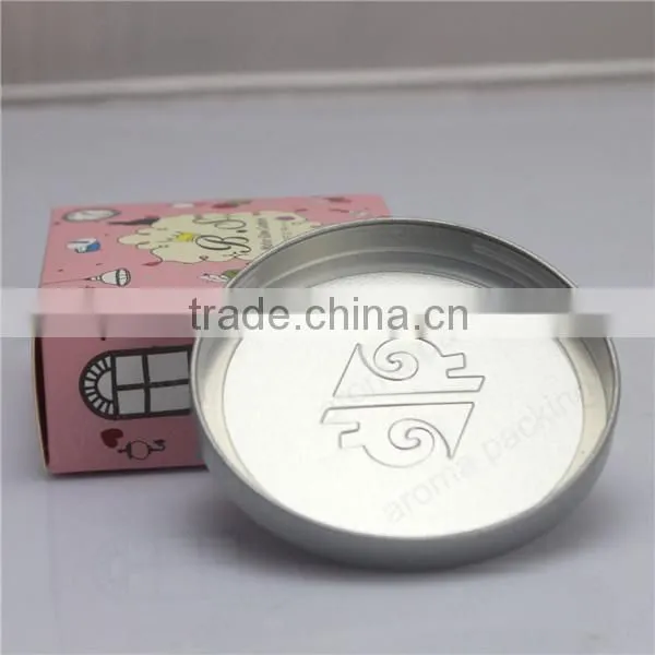 Luxury Brand Logo Stainless Steel Lid, Metal Caps & Lids With Packaging Box