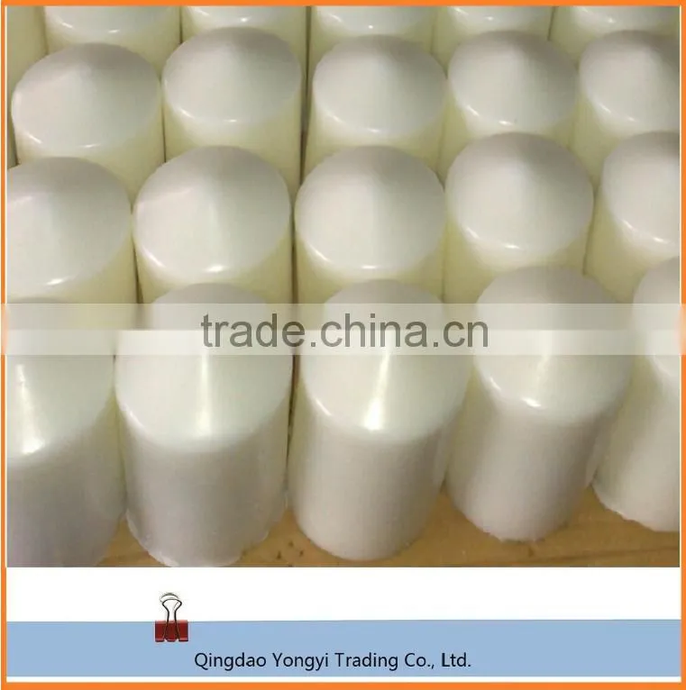 cheap white pillar candles(unscented) decorative candles