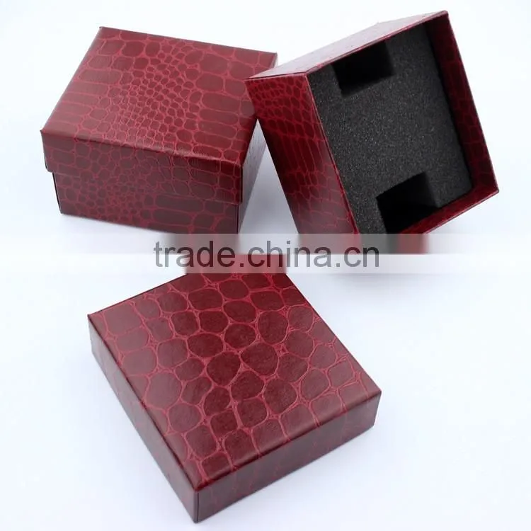 cheap pu leather watch gift box for display