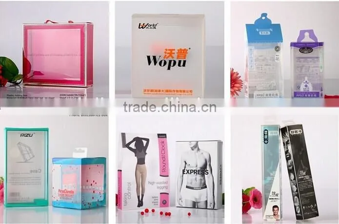 China supplier plastic pvc gift boxes