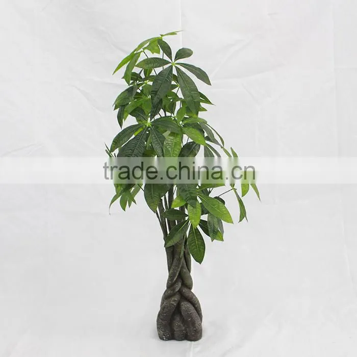 China hotsale evergreen fake money tree artificial Pachira