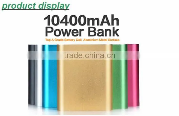 High Safety battery power bank easy take power bank charger 10400MAH for mobile phone New Hot smart power bank