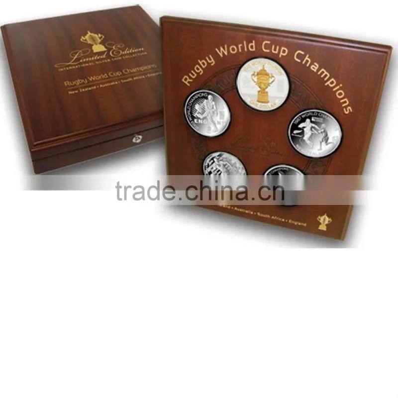coin wooden box