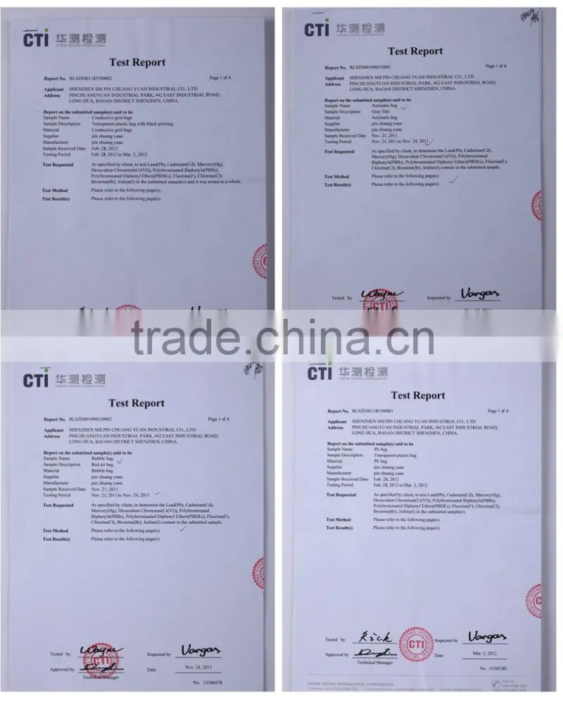 gray self-adhesive back sealed plastic pe bag